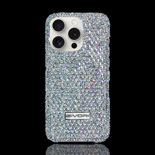 【新品未使用】SWAROVSKI iPhone 15pro (シルバー系) High スマートフォンケース, iPhone® 16, シルバー系 | Swarovski