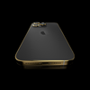 iPhone 14 Space Black Gold Frame