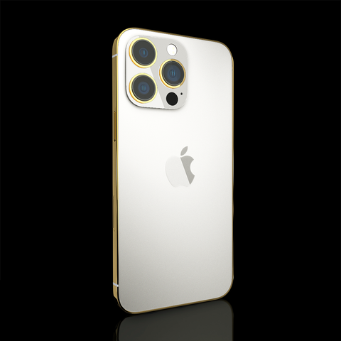 iPhone 15 White Gold Frame