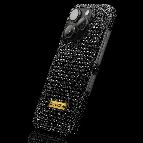 iPhone 15 Swarovski Jet Hematite