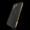 iPhone 14 Space Black Gold Frame