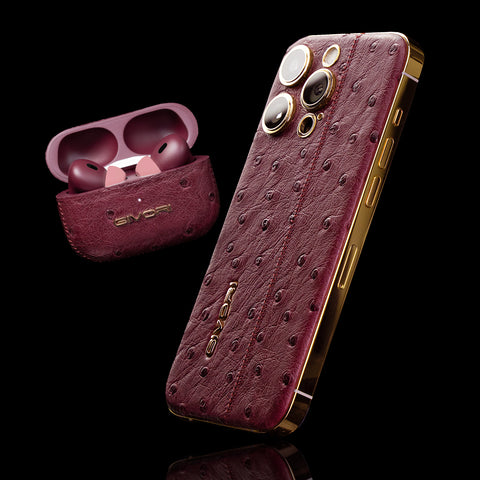 Ostrich Leather Berry Bundle