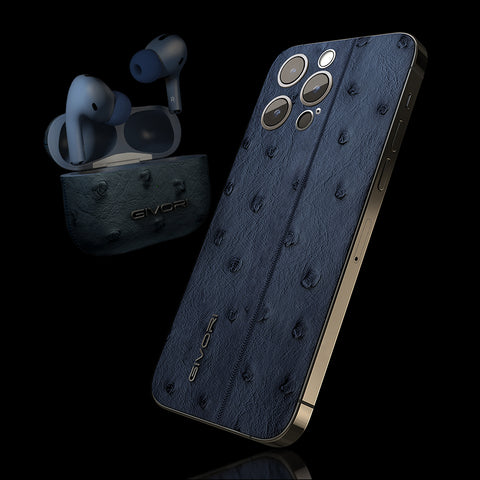 Ostrich Leather Sapphire Bundle